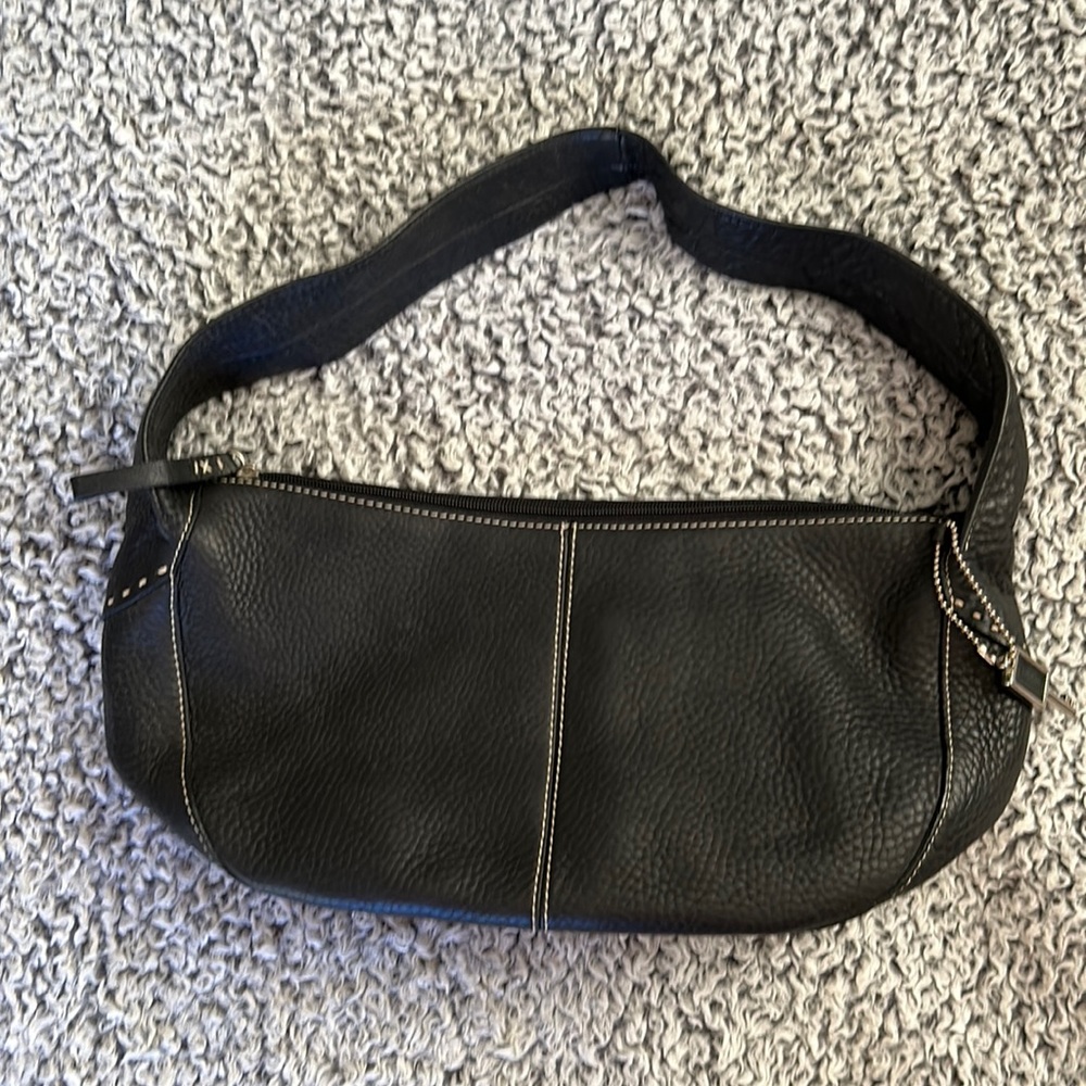 Fossil black leather purse